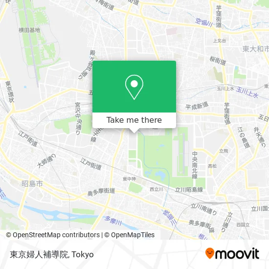 Tokyo Women's Guidance Center map