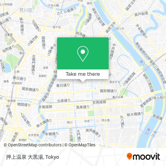 押上温泉 大黒湯 map