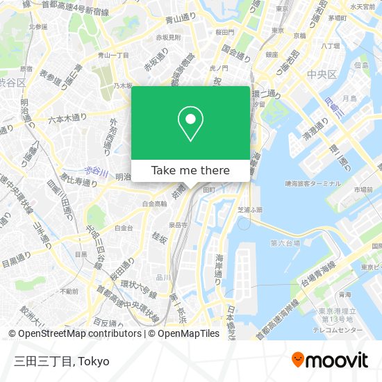 三田三丁目 map