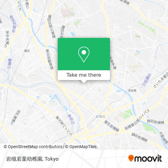岩槻若葉幼稚園 map
