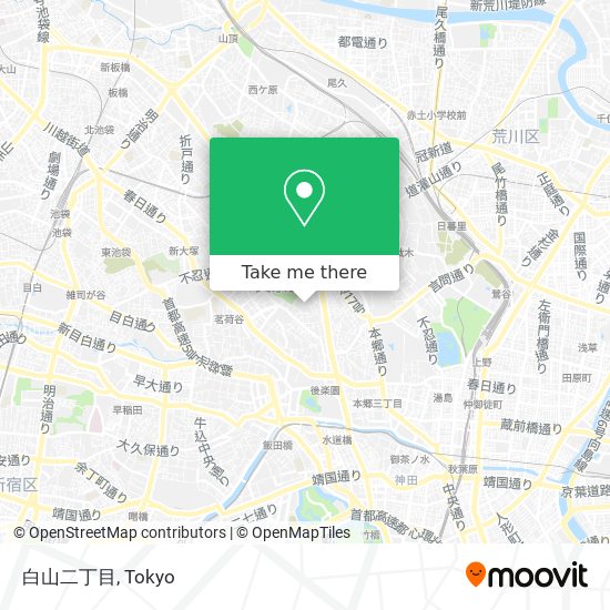 白山二丁目 map