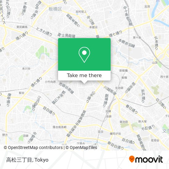 高松三丁目 map