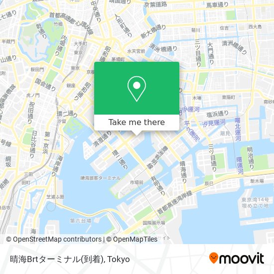 晴海Brtターミナル(到着) map