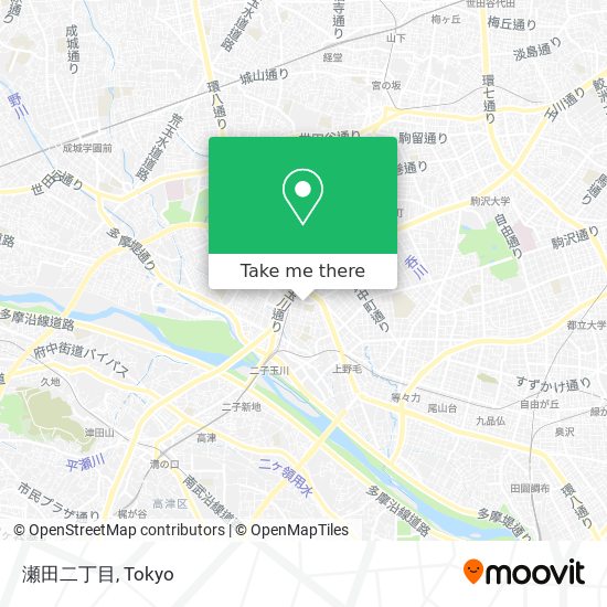 瀬田二丁目 map