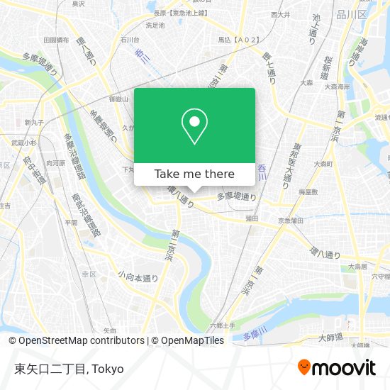東矢口二丁目 map