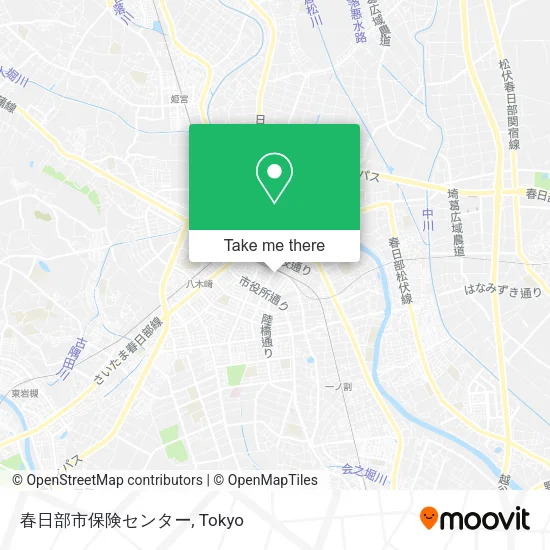 春日部市保険センター map