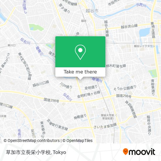 草加市立長栄小学校 map