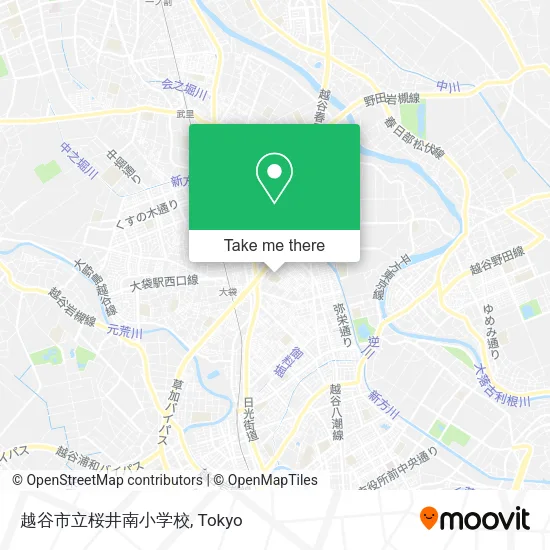 越谷市立桜井南小学校 map