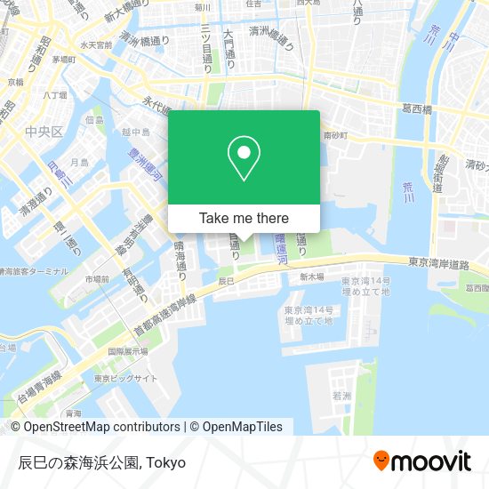 辰巳の森海浜公園 map