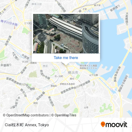 Cial桜木町 Annex map
