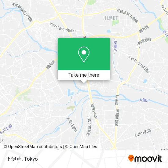 下伊草 map