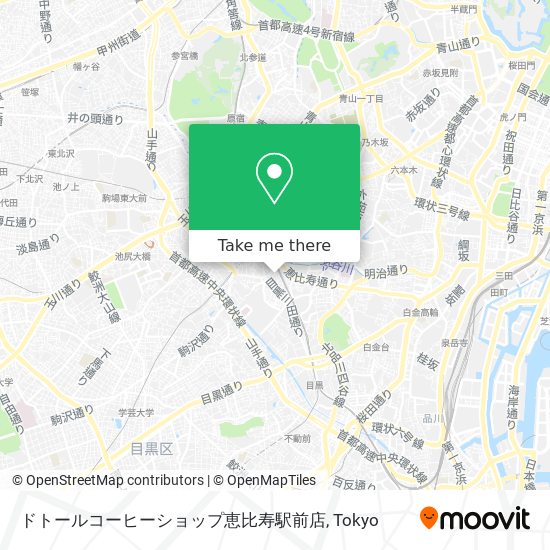 ドトールコーヒーショップ恵比寿駅前店 map