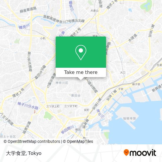 大学食堂 map