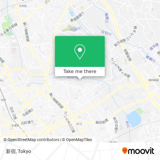 新宿 map