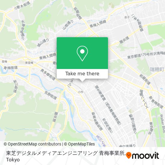 東芝デジタルメディアエンジニアリング 青梅事業所 map