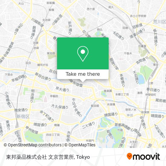 東邦薬品株式会社 文京営業所 map