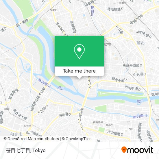 笹目七丁目 map