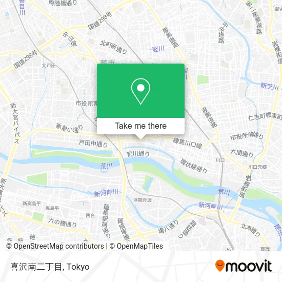 喜沢南二丁目 map