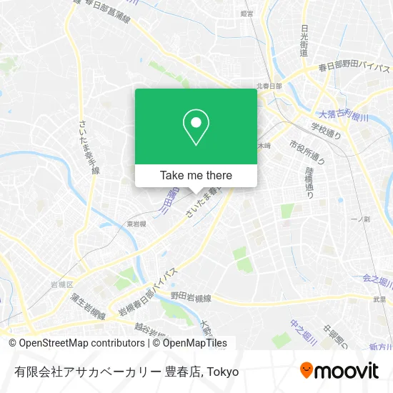 有限会社アサカベーカリー 豊春店 map