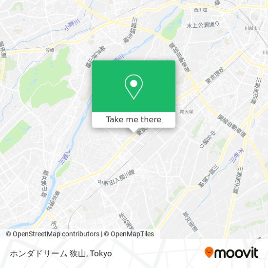 ホンダドリーム 狭山 map