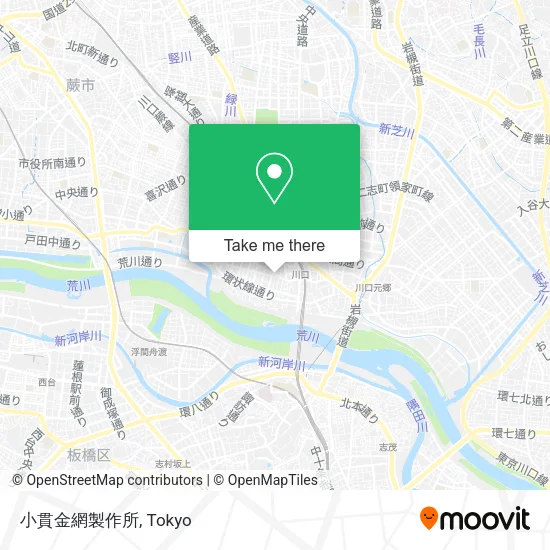 小貫金網製作所 map