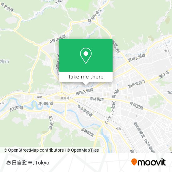 春日自動車 map