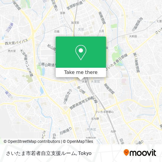 さいたま市若者自立支援ルーム map