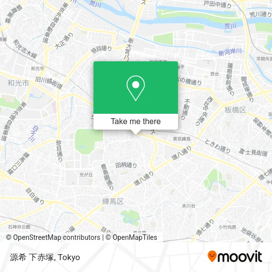源希 下赤塚 map