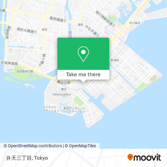弁天三丁目 map