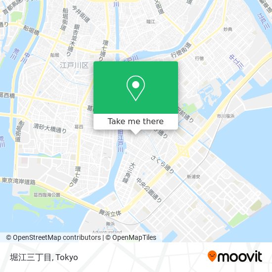 堀江三丁目 map