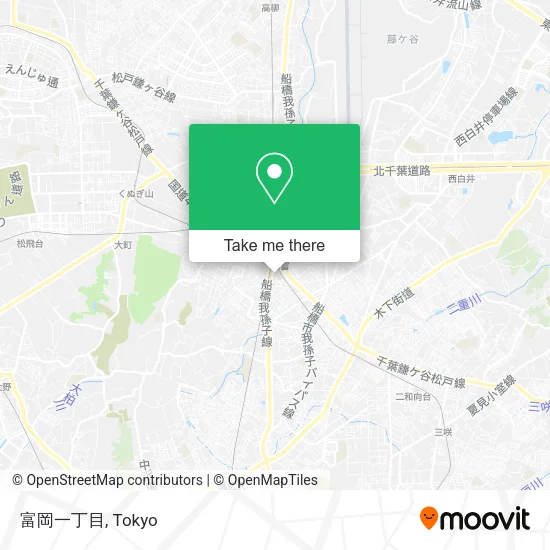 富岡一丁目 map