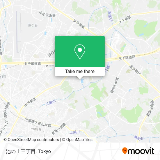 池の上三丁目 map