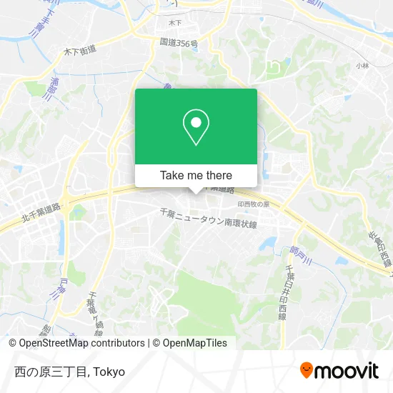 Nishi no Hara 3-Chome map