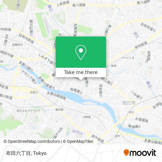 布田六丁目 map