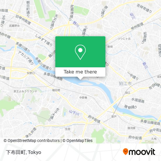 下布田町 map