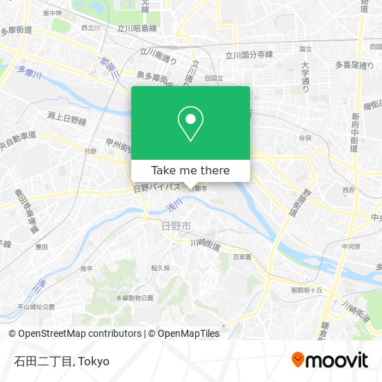 石田二丁目 map