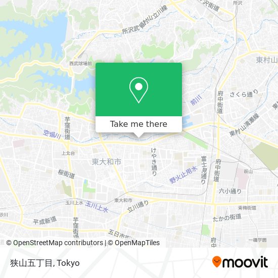 狭山五丁目 map