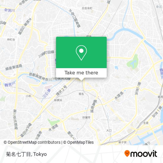 菊名七丁目 map