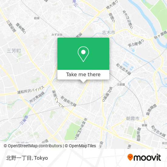北野一丁目 map