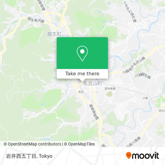 岩井西五丁目 map