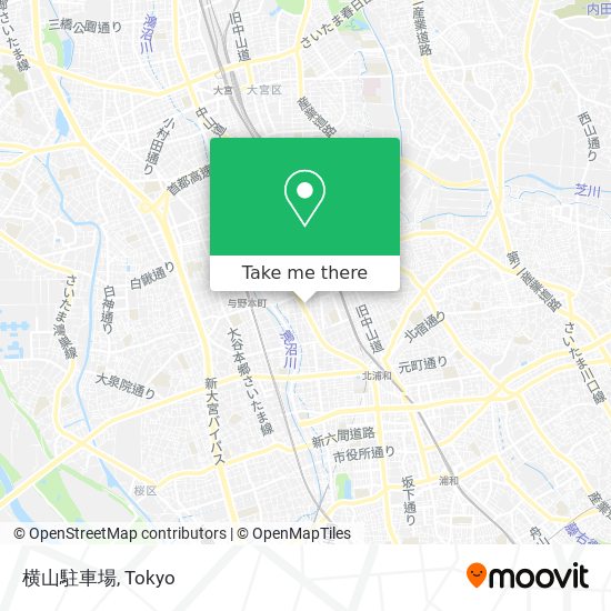 横山駐車場 map