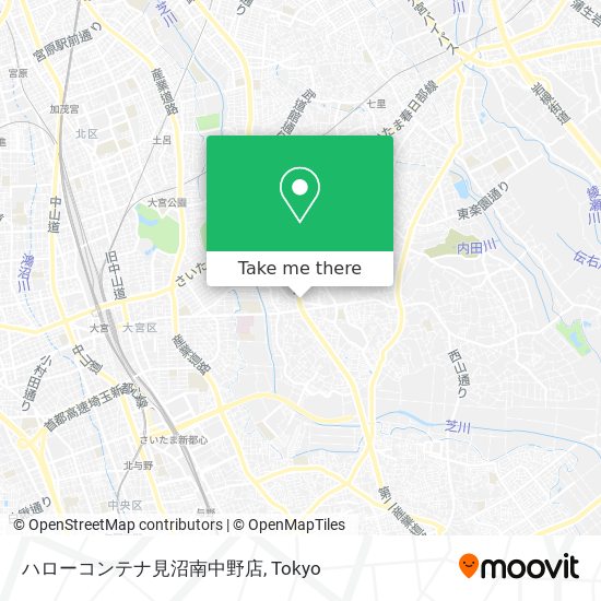 ハローコンテナ見沼南中野店 map