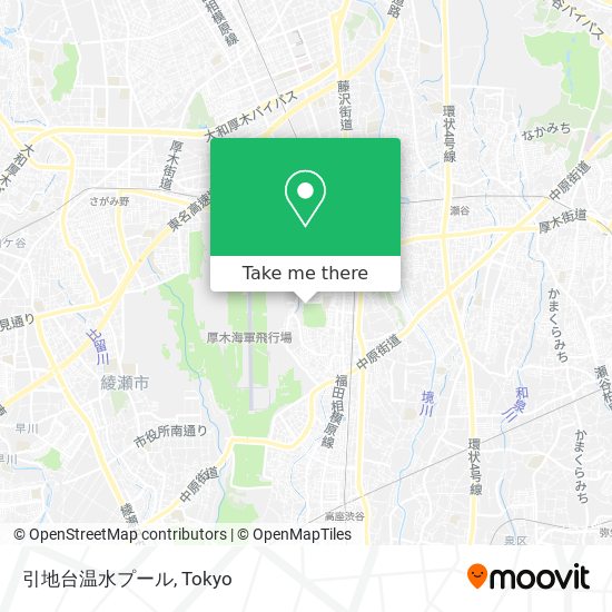 引地台温水プール map