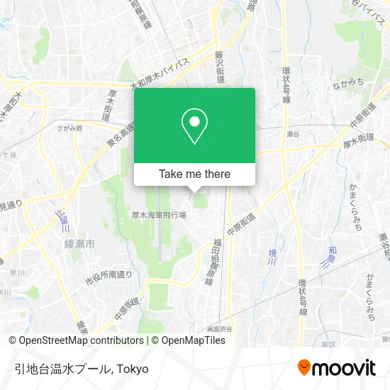 引地台温水プール map