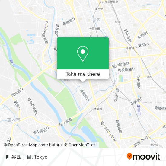 町谷四丁目 map