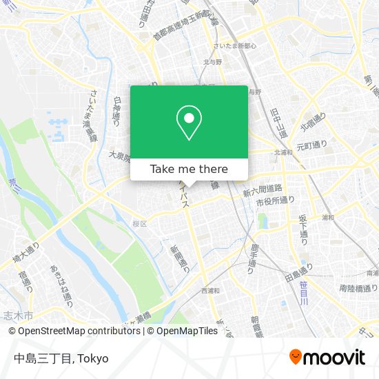 中島三丁目 map