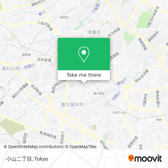 小山二丁目 map