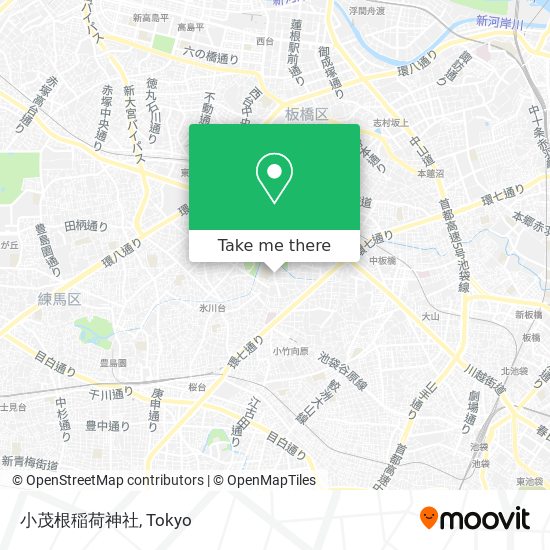 小茂根稲荷神社 map