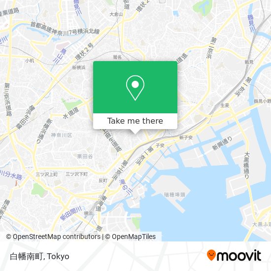 白幡南町 map