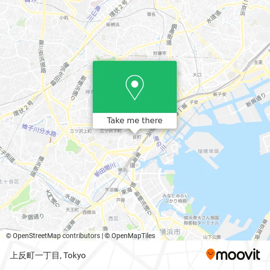 上反町一丁目 map